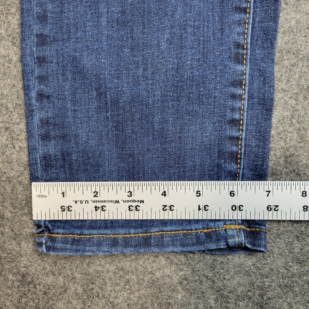 Lucky Brand Jeans Mens 30x32 Blue Denim Stretch 410 Athletic Straight Leg Dad - Picture 10 of 15